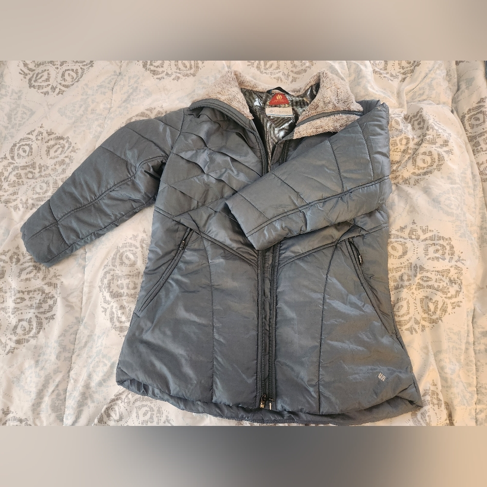 Columbia Blue Omni Heat Jacket Small